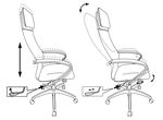 Кресло руководителя Бюрократ CH-608