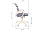 Кресло Chairman Kids 103 white машинки
