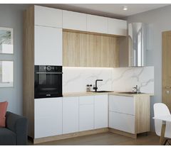 Кухонный гарнитур Тальк Дуб сонома-3 (2400х1400 мм)