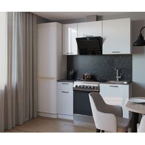 Кухонный гарнитур Белый глянец-4 (1600 мм)