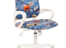 Кресло Chairman Kids 103 white машинки