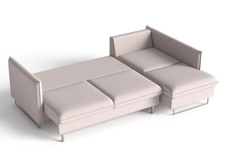 Диван с оттоманкой Джулия (металлические опоры)