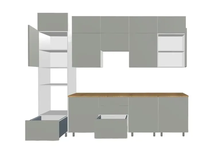 Кухонный гарнитур Аликанте-29/30 (3000 мм)