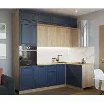 Кухонный гарнитур Океания Кристалл-7 (2400х1200 мм)