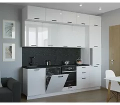 Кухонный гарнитур Белый глянец-17 (3000 мм)