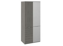 Шкаф для одежды с 1 дверью и 1 зеркальной дверью «Либерти» СМ-297.07.024